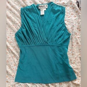 Joseph Women's Turquoise Sleeveless Blouse